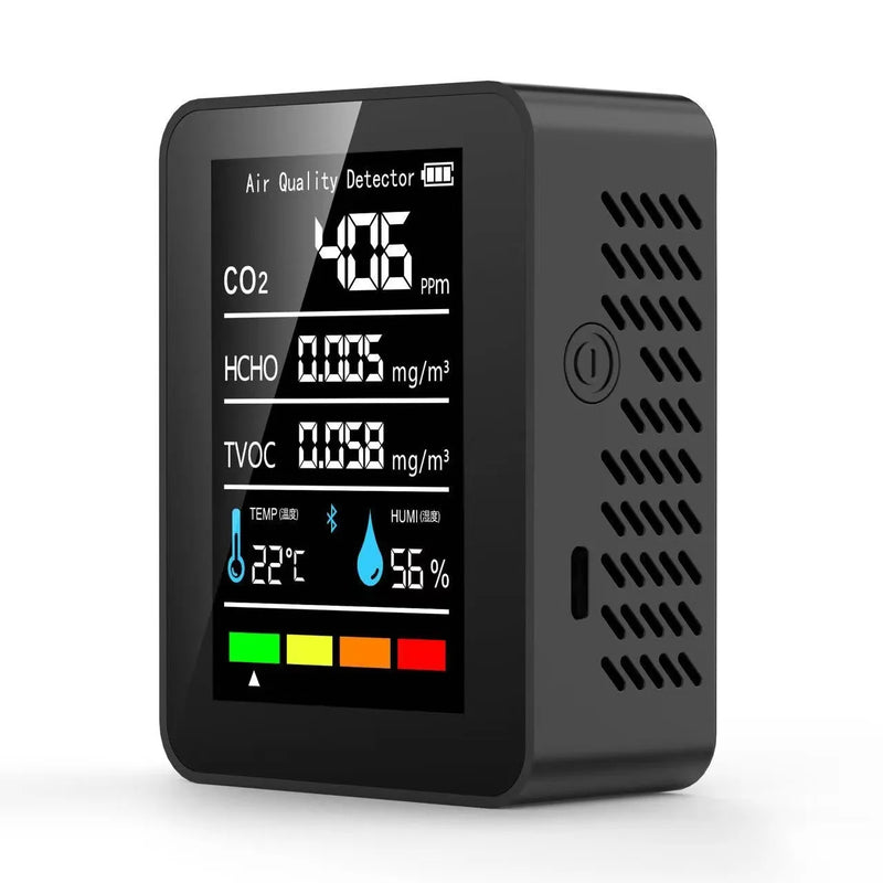 Detector Portátil de Calidad del aire Medidor de CO2 TVOC