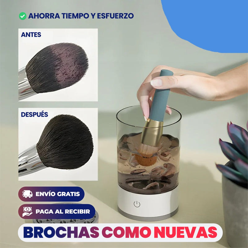 MÁQUINA LIMPIADORA DE BROCHAS DE MAQUILLAJE