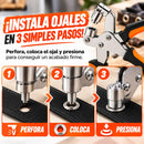 Perforador para Ojales PREMIUM + 100 OJALES GRATIS🎁