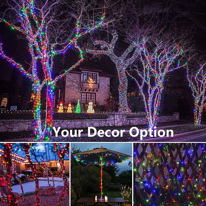 LIQUIDACIÓN: Luces de Navidad Multicolor con Carga Solar - 20 metros