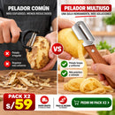 PACK X2 PELADOR MULTIUSO PRO + AFILADOR DE CUCHILLOS
