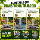 FUENTE SOLAR PARA JARDÍN ⛲