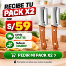 PACK X2 PELADOR MULTIUSO PRO + AFILADOR DE CUCHILLOS