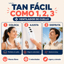 COMBO FRESCURA TOTAL – Ventilador para Cuello + Tapasol.