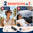 COMBO FRESCURA TOTAL – Ventilador para Cuello + Tapasol.