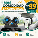 COMBO RUTA FRESCA – Ventilador 2 en 1 + Holder 360°.
