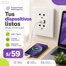 TOMACORRIENTE MULTICARGA PRO