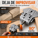 PACK X2 FIJADOR DE 90 GRADOS INOXIDABLE