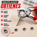ALICATE PROFESIONAL PARA OJALES + 200 OJALES GRATIS