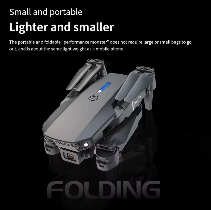 Mini Dron E88 con doble cámara