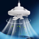 Foco con ventilador y aromaterapia 360°cambio del color del RGB