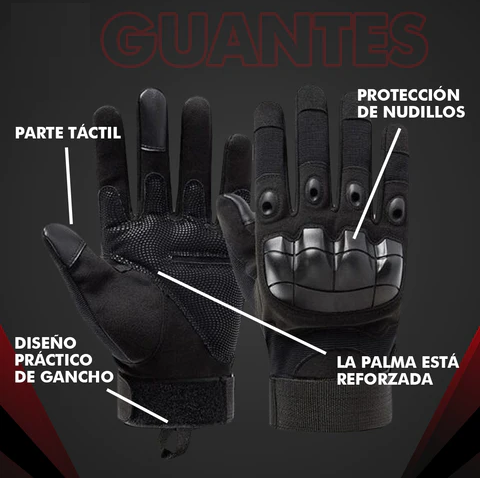 GUANTES INDESTRUCTIBLES TÁCTICOS