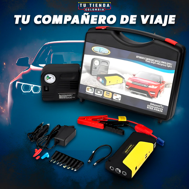 PowerCar - Arrancador De Batería con Accesorios