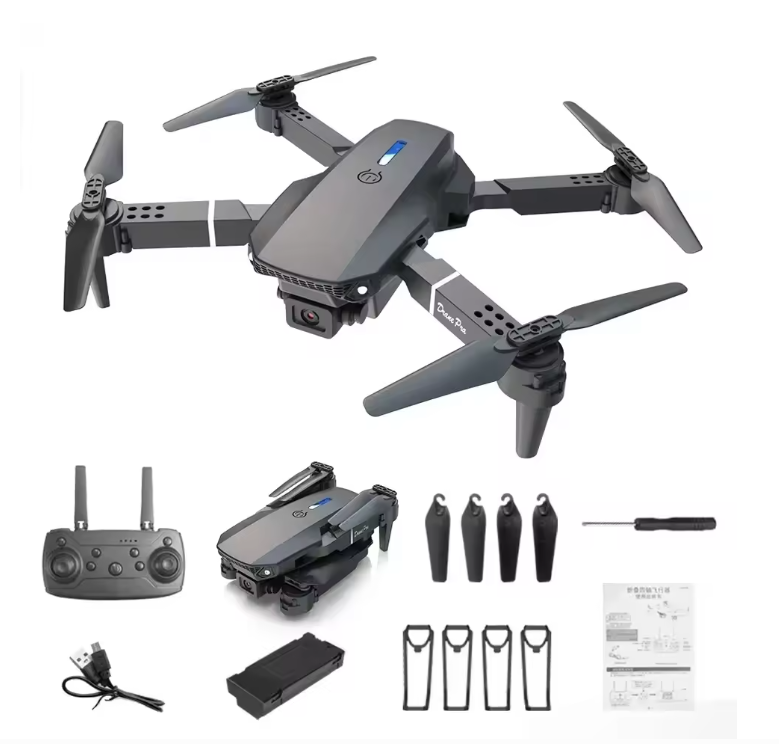 Mini Dron E88 con doble cámara