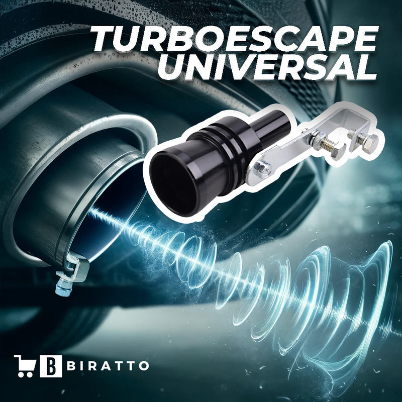 TURBOESCAPE ® Válvula de Sonido Turbo para Carro