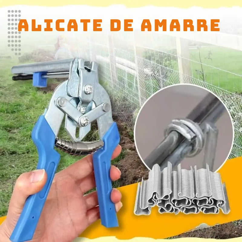 ALICATE DE AMARRE TIPO ANILLOS PARA CERCA CLAVADORA TIPO M+ 600 CLIPS