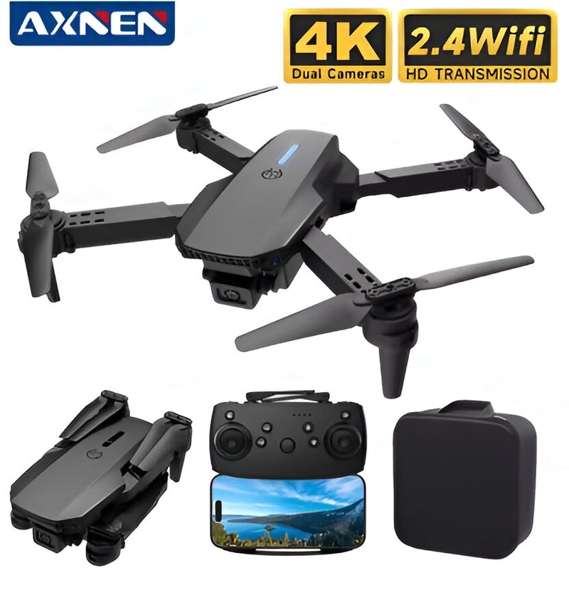 Mini Dron E88 con doble cámara