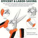 TIJERAS DE PODAR DE ACERO INOXIDABLE (PACK 3)