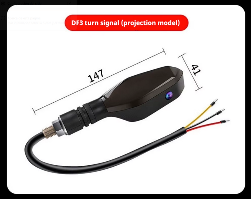 LUCES LED DE GIRO PARA MOTO