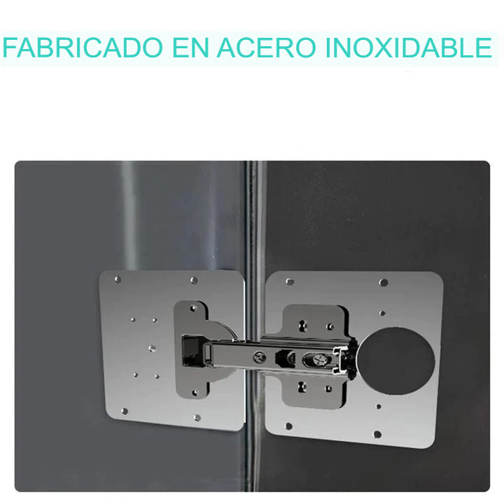 PACK DE 5 PLACAS LATERALES DE BISAGRA