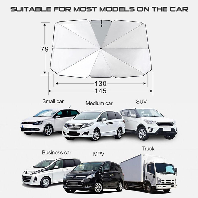 Sombrilla de protección solar para carro