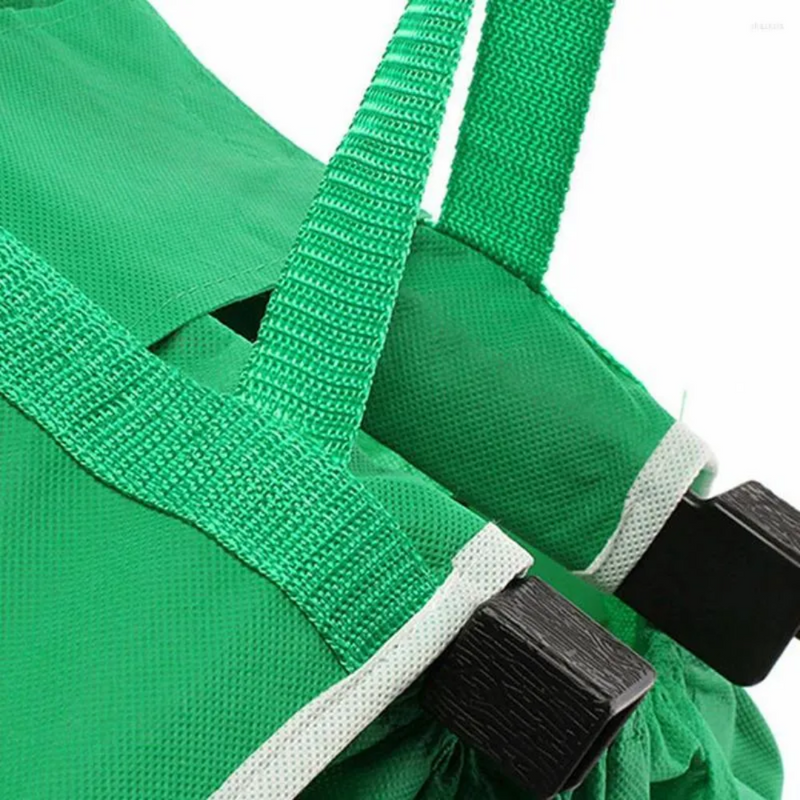 Bolsa Reutilizable Verde Plegable para Compras