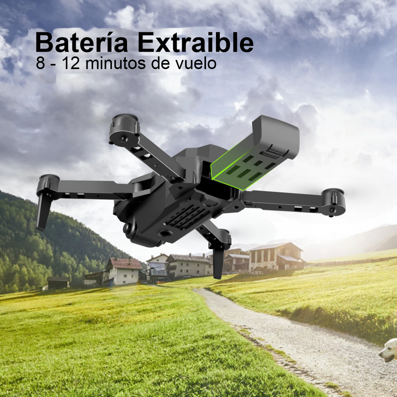 Drone Plegable Fpv Cámara Hd Wifi 2.4g Sensor Obstáculos E90