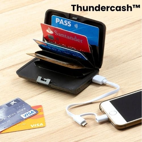 Tarjetero de seguridad con carga ThunderCash™