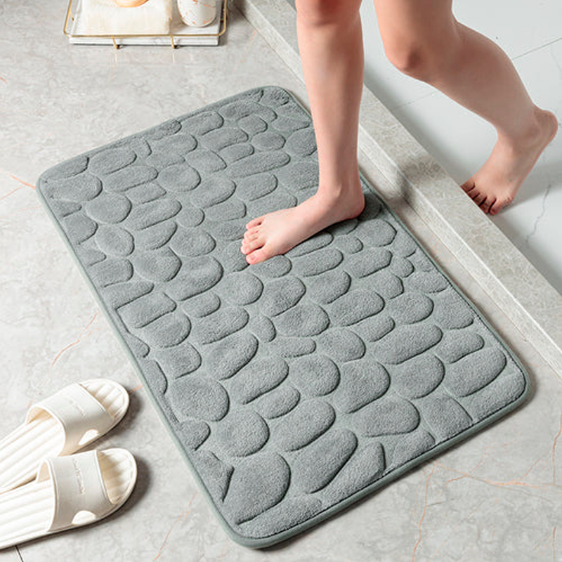 CobbleMat - Alfombra Absorbente con Memory Foam para Baño