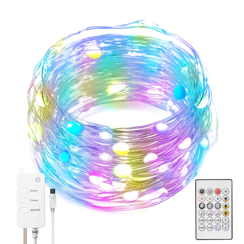 Luces LED Inteligentes Wifi Bluetooth para Árbol de Navidad - Compatible con Alexa