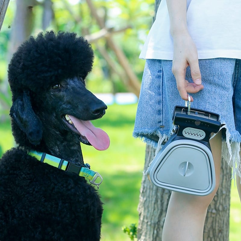 Recogedor de Excremento de Perros y Gatos con Compartimiento de Bolsas