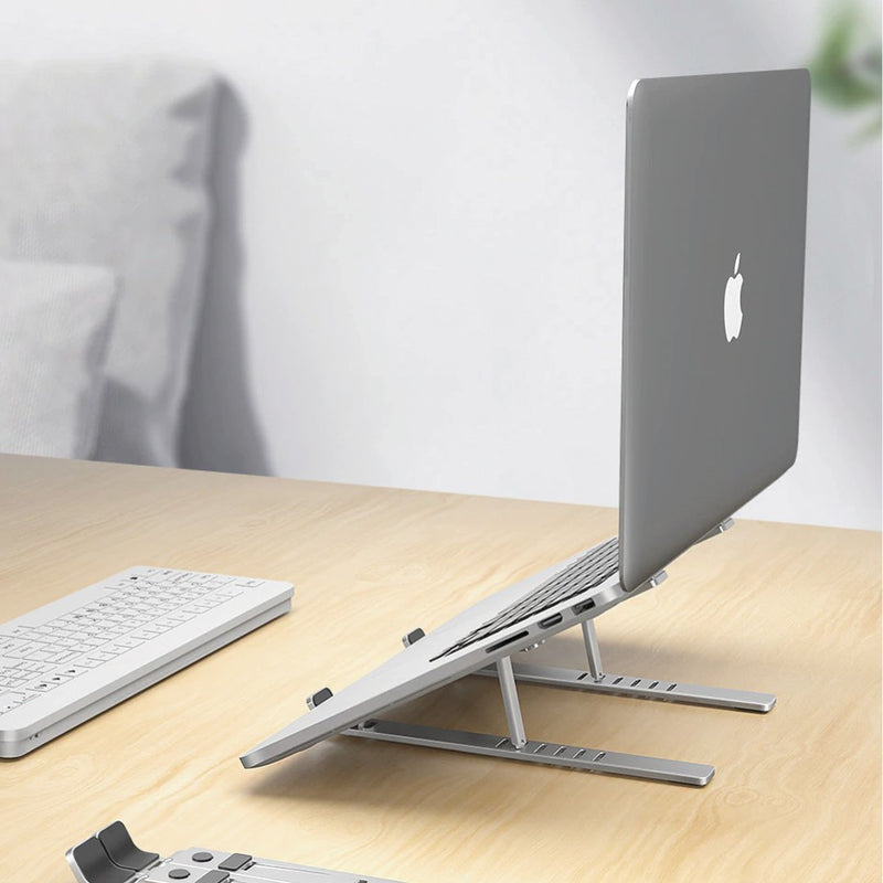 Soporte Plegable de Aluminio para Laptop Antideslizante Ajustable